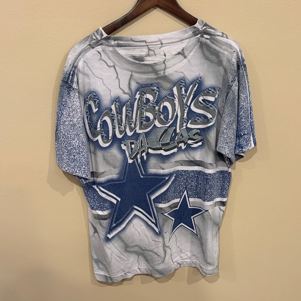 Greyish blue Dallas Cowboys size large 1995 Men's Tee - Picture 2 of 7